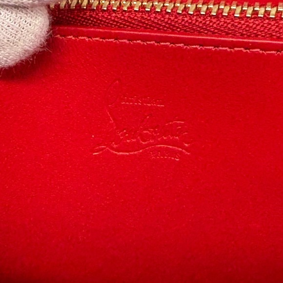 Christian Louboutin Panettone Lockstud Zip Around Wallet Card Coin Multicolor - Picture 11 of 11